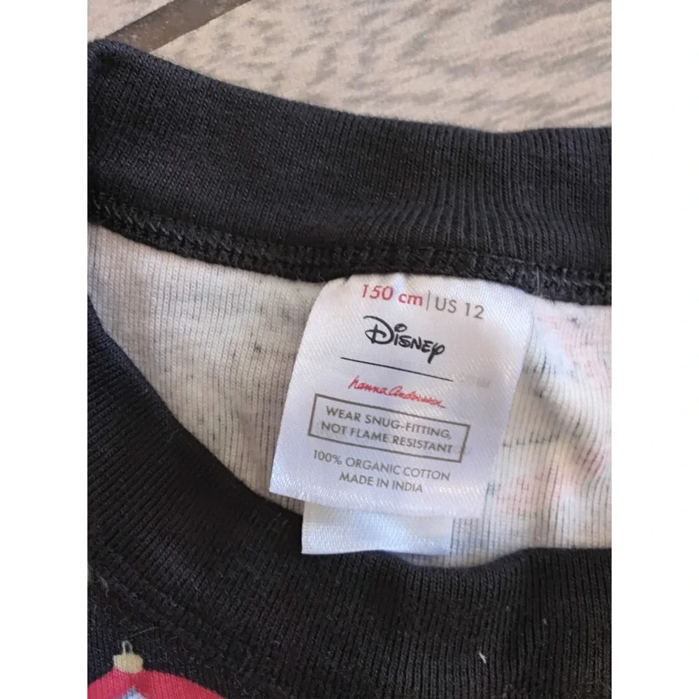 Hanna Andersson Disney Nightmare Before Christmas Pajamas Kids 12 Organic Cotton